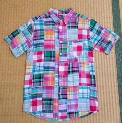 パッチワーク シャツ