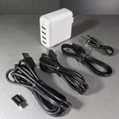 ★*★様 Anker PowerPort 4 充電器 ＋ ケーブル４本・USB-