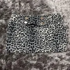 お値下げしました！ヒョウ柄　キュロットミニスカ　サイズs