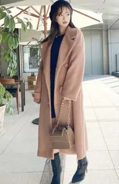 RESEXY ロングコート ブラウン