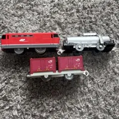 プラレール JR機関車と貨車 3両セットレッドサンダー