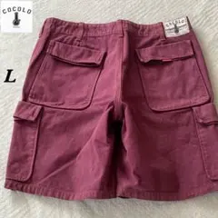COCOLO BLAND Y-18S ハーフカーゴパンツ L 日本製のサムネイル