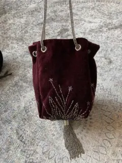 即完売品ZARAスパンコールハンドバッグ