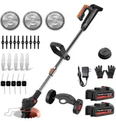 電動草刈り機 充電式 電動コードレス 軽量1.8kg大容量バッテリー PSE認証