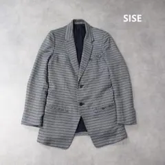 Sise / デザイン テーラード ジャケット 総柄 ブレザー アウター Sのサムネイル