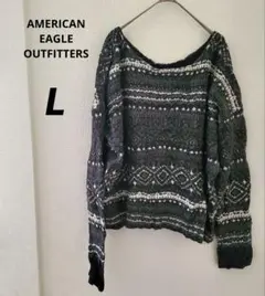 AMERICAN EAGLE OUTFITTERS セーター【L/G】グレー系