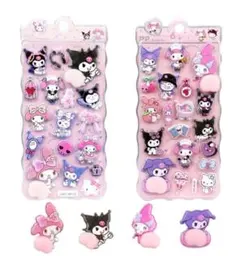 2枚セット★おしりぷにぷにシール マシュマロシール ぷくぷく