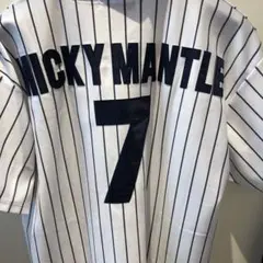 MLB  ミッキー・マントル　ユニフォーム MLB ミッキー・マントル ユニフォーム(アイボリー) - メルカリ