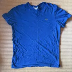 LACOSTE ワンポイントロゴ 半袖Tシャツ ブルー