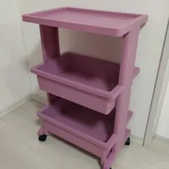 IKEA ロースコグ ワゴン ピンク 廃盤カラー - メルカリ