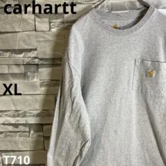 carhartt/カーハート/ロンT/オーバーサイズ/グレー/T710