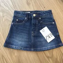 最終値下げ　新品ZARAキッズ　デニムスカート　6Y