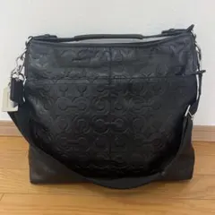 COACH コーチ ショルダーバッグ オプアート　斜めがけ　レザー