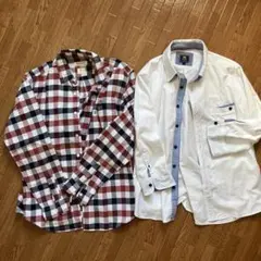 THE SHOP TK チェック柄 長袖シャツ メンズ Lのサムネイル