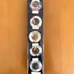 グァムアロマキャンドルレモン、ジャスミン、ピーチ、ユーカリ、5個セット 花柄