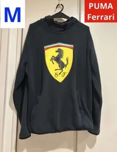 希少 PUMA フェラーリ Ferrari フード付きパーカー ロゴ US M
