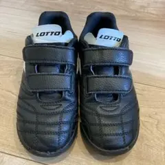 Lotto ロット サッカートレーニングシューズ 19cm トレシュー黒 キッズのサムネイル
