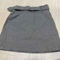 千鳥柄タイトスカート