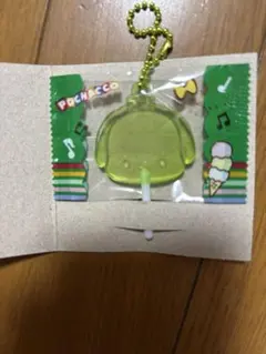 ポチャッコ アクリルキーホルダー 透明緑