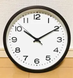 MUJI アナログ時計 ブナ材 ダークブラウン 26cmのサムネイル