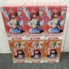 GiGO限定ぶいすぽっ！ スケールフィギュア 2種 夢野あかり 小森めと ×3