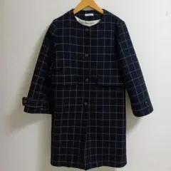 IENA　ノーカラーウールコートのサムネイル