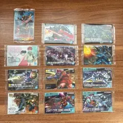 GUNDAM ガンプラパッケージアートグミ アートカード 12枚 まとめ売り