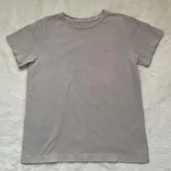 A.P.C. 刺繍ロゴ 半袖Tシャツ 日本製 コットン100% グレージュのサムネイル