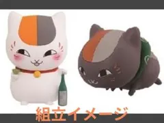 ☆ニャンコ先生＆黒ニャンコ：トレーディングフィギュア☆夏目友人帳ちびきゅんキャラ