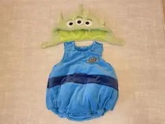 【美品】バースデイ　なりきりロンパース　リトルグリーメン着ぐるみ　80-90