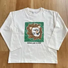 ZARA 長袖カットソー 110cm ホワイト　新品　タグ付き