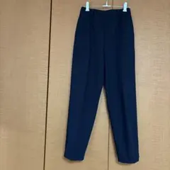 UNIQLO スマートアンクルパンツ S ネイビー レディース テーパードパンツ