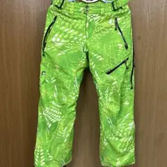 スキーウェア　パンツ　M デモモデル　ボードウェア　水玉　グリーン