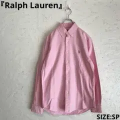 新タグ ＱＲ【Ralph Lauren】長袖コットンオックスフォードシャツ　S