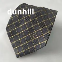 【ネクタイ】dunhill ダンヒル　ネイビー ダイヤモンドパターンのサムネイル