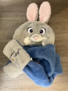 ディズニー ズートピア ジュディ&ニック miniso 帽子マフラー 限定