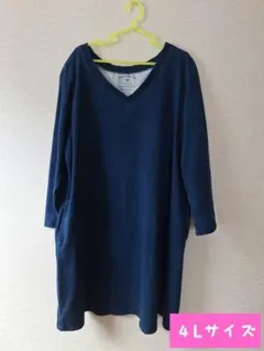 【C'est bien!Vous】４Lサイズデニム風ワンピース