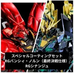 RGシナンジュ&バンシィ・ノルン【スペシャルコーティング】セット RGシナンジュ&バンシィ・ノルン【スペシャルコーティング】セット