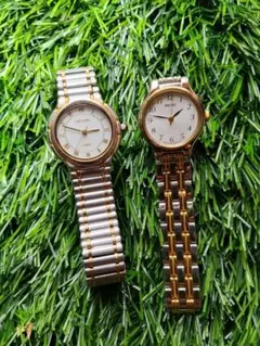 SEIKO EXCELINE & SEIKO アナログ腕時計2本セットのサムネイル