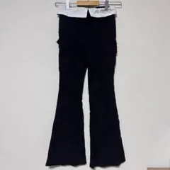 子供服 フレアパンツ ブラック