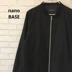 nano BASE ナノユニバース ジップアップ ブルゾン ブラック Mサイズ