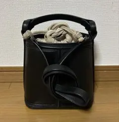 ZARA バケットバック 本革 2way ハンドバック ショルダーバック