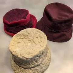 帽子３点まとめ売り ELLE他