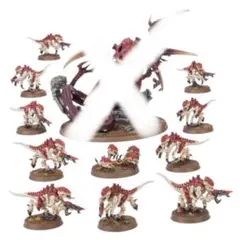 ウォーハンマー40k ターマガント10体 リッパースォーム1体完成品