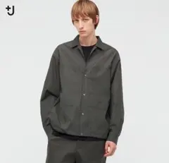 スーピマコットンオーバーサイズシャツブルゾン　　＋J UNIQLO ユニクロ