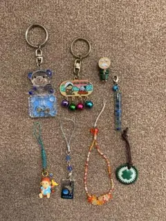 目玉商品あり！？　バラ売り可！　キャラクターストラップ　９個セット