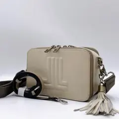 LANVIN en Bleu ショルダーバッグ JL ベージュ h908 - メルカリ