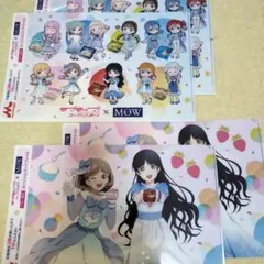 森永乳業 MOW イオン ラブライブ スーパースター クリアファイル 4枚