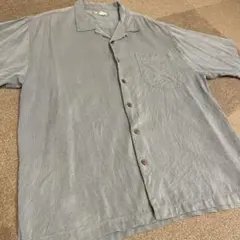 トミーバハマ Tommy Bahama シルク100% 半袖シャツ ブルー XLのサムネイル