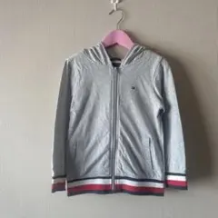 トミーヒルフィガー フルジップパーカー グレー